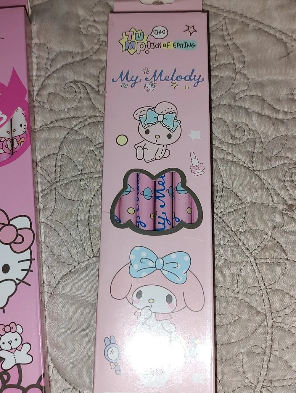 New! Sanrio Family Hello Kitty, Kuromi, Melody Pencil Box Set